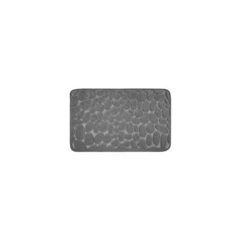 Tappetino da bagno antiscivolo in memory foam - Tappetino da bagno 40 x 60 cm - Grigio-Crezuo
