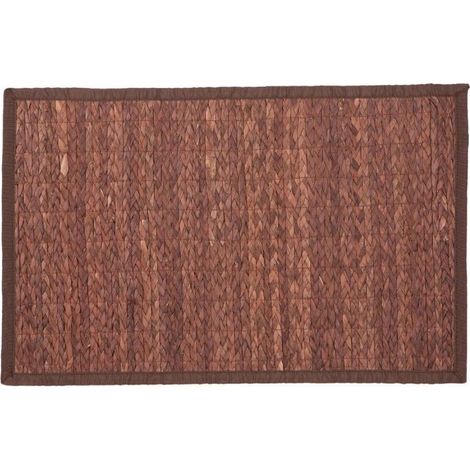 Tapis bambou tressé 50x80 cm choco (1/2)