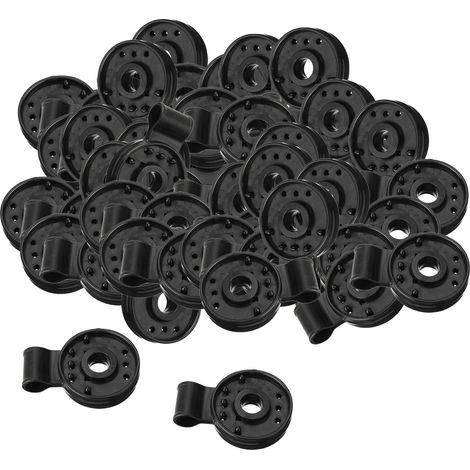 CSPARKV 50 piezas de clips para lona - Abrazadera para toldo resistente al viento - Clips para carpas Accesorio para acampar, lonas, telas de sombra (1/5)