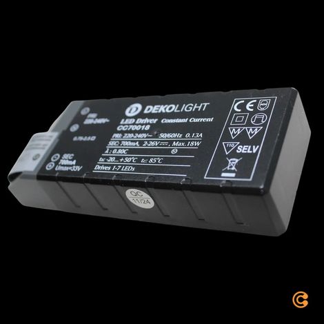 [NEUWERTIG] B-Ware Deko Light Led Trafo Stromversorgung Netzgerät Led 18 W 2 26 V Dc Schwarz