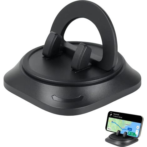 Support Téléphone Voiture Tableau De Bord Rotatif À 360° – Support Magnétique Antidérapant pour Tableau De Bord Rotatif À 360 ° pour Voiture, Compatible avec Divers Modèles De Smartphones (1/5)