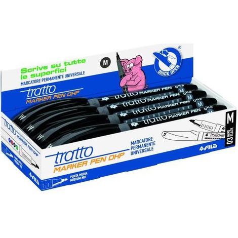 Tratto 806703 evidenziatore 8 pz Nero (1/4)