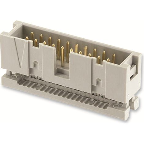Connecteur mâle ECON CONNECT, DIN 41651, 20 broches, déplacement d'isolant, pas 2,54 mm