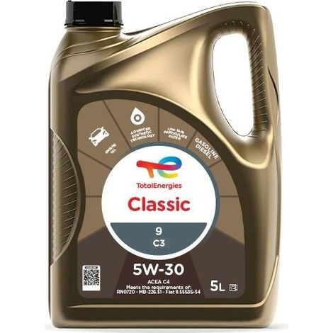 OLIO MOTORE TOTAL CLASSIC 9 5W-30 4L C3