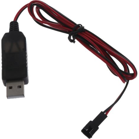 Câble de charge USB vers 4,2 V, connecteur SM 2,54 mm, pour jouet à batterie rechargeable 3,7 V (1/4)