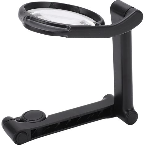 Loupe D'inspection - Lentille Acrylique Ronde 8x - Ventouse Pliable Pour Lecture Bijoux Réparation - 1 Pièce (1/5)