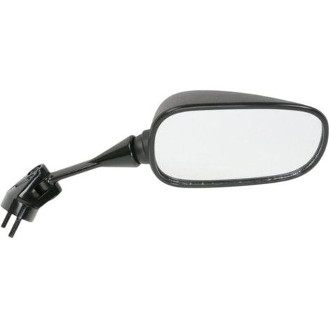 Espejo Emgo 2025/02 para Kawasaki ZX-6R 636 '05-'06, ZX-10R '04-'07, lado derecho (OEM: 56001-0006), color negro (modelo original) (homologación). (1/2)