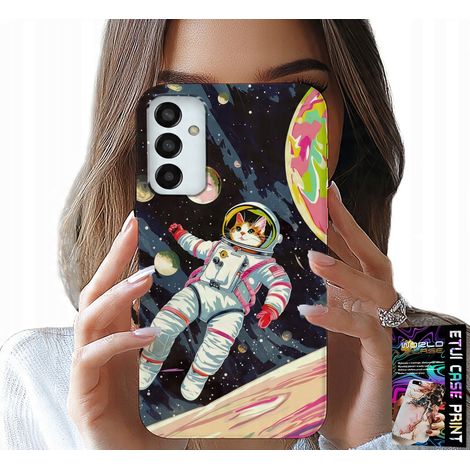 Custodia per Samsung Galaxy M13 4G - Gatto astronauta CAT Space Case Housing (1/5)