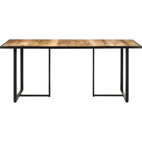 Maison Exclusive - Esstisch 180 cm Raues Mangoholz