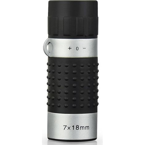 7x golf transparent avec golf avec échelle, golf de gamme compact et potable, recherche de gamme ABS, monoculaire polyvalent pour la chasse, concert