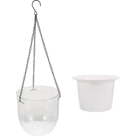 Blumentopf mit Drainage und Wasserstandsanzeige aus (1/5)