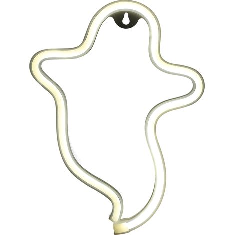 lumineuse néon en forme de fantôme veilleuse LED innovante