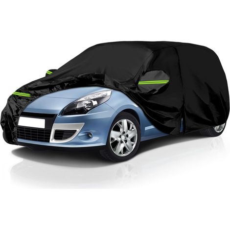 1 Housse De Protection Voiture, Bâche Avec Fermeture à Glissière, Serrure Et Bandes Coupe-Vent, Pour Renault Scénic 2003-2022
