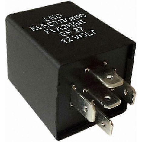 Décodeur de relais clignotant LED 12 V CC pour clignotant rapide (correction du clignotement rapide) 5 broches (1/4)