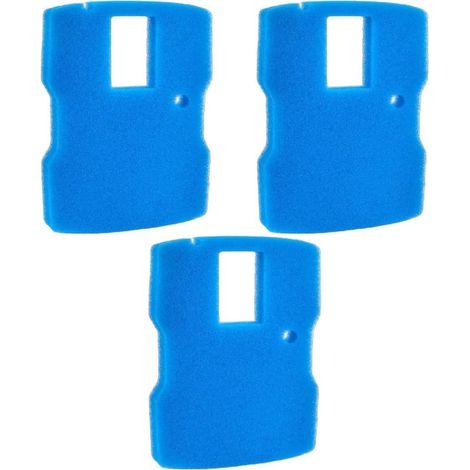 CUF-2500 / CUF-5000 / CUF-6000 Mousse filtrante Bassin – Mousse filtrante pour Filtre Bassin, Médias filtrants de Remplacement (Lot de 3)