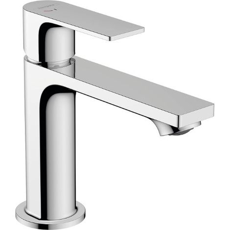 Mezclador monomando de lavabo en latón cromado - Hansgrohe Rebris (1/5)