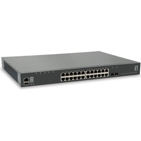 LevelOne GTL-2881 KILBY conmutador Gigabit administrado L3 Lite apilable de 28 puertos (1/3)