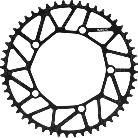 ZTTO Ultra-légère Plateau 130BCD Vélo Route Pignon Fixe 52Dents Chaîne Bicyclette Accessoire (1/5)