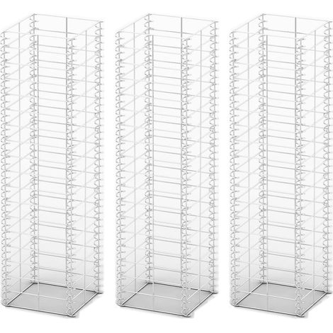 Maison Exclusive - Gabionen-Set 3-tlg. Verzinkter Draht 25×25×100