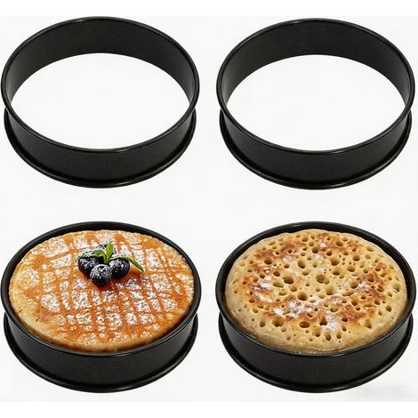Set mit 4 runden Muffinformen – 10,2 cm - Set mit 4 runden Muffinformen – 10,2 cm (1/5)