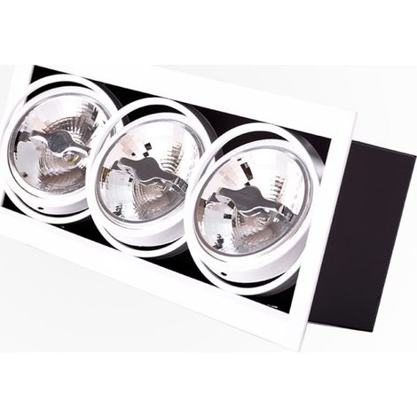 Faretto LED da incasso Cardan 36W 3370Lm 3000ºK CREE RA ►90 40.000H [JW-CAR-LED-3x12W-WW] (1/5)