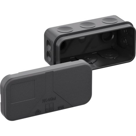 Spelsberg 34420801 Boîte de raccordement (L x l x H) 43 x 89 x 38 mm noir IP55 10 pc(s)
