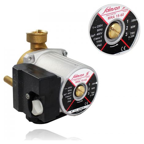 Bomba Circulación Elm Leblanc  Modelo Isotherm LXA 15/5-2  Aspiración Posterior  Repuesto Original Código 8716708577