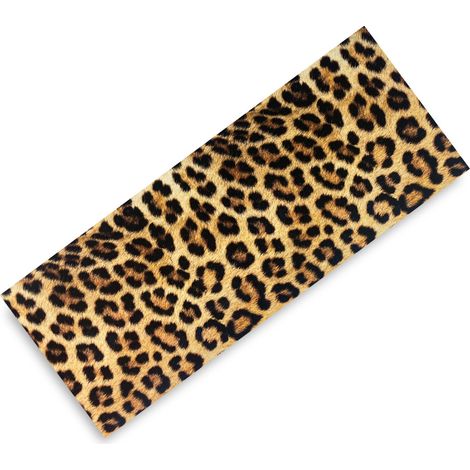 TAPIS Chemin de Cuisine Antidérapant Léopard Spotted Runner Made in Italy Cm. 50x120