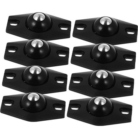mini roulettes pivotantes à billes adhésives sans perçage
