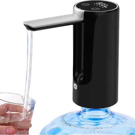 Pompe à bouteille d'eau distributeur d'eau électrique à trois vitesses,pompe eau potable automatique de type C, pompe à eau potable (1/5)