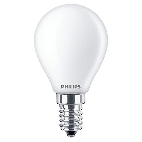 Lampadina a oliva led 6.5w philips luce calda 2700k - incalus60e14g2
