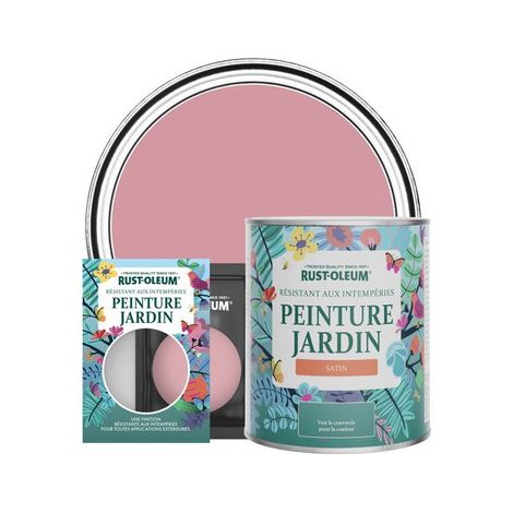 Peinture Jardin, Finition Satinée - Rose Antique (1/3)