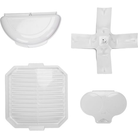 Set per la cottura a microonde, vassoio per pancetta, cuociuova, griglia per patate, accessori in PP per pasti quotidiani e occasioni speciali. (1/5)