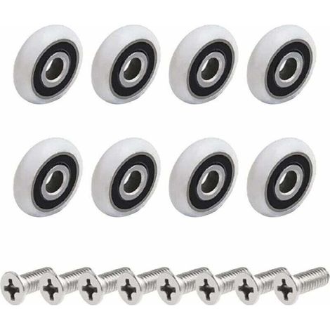8 Duschkabinentürrollen (19 mm M5 Schraube) (1/5)