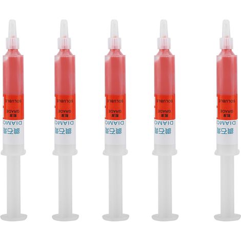 5pc/set Diamond Grinding Polishing Paste Lapping Compound Abrasive Paste Needle Tube W1.5 6000