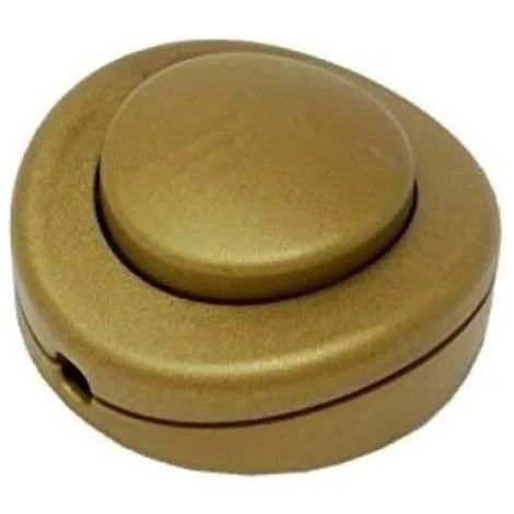 Interruptor de pie, 2A, 250V, oro