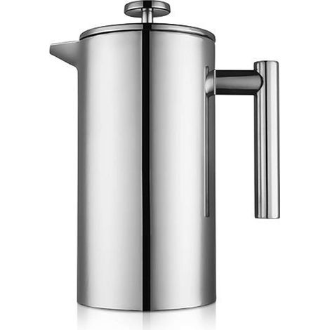 1.5L Stainless Steel Double Wall Coffee Maker for Home, Travel and Camping 1500 ml (1/5)