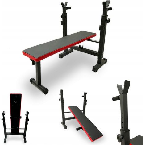 PANCA DA ALLENAMENTO Panca per esercizi pieghevole 2 in 1 con supporti per dip