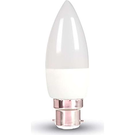 Optonica – Ampoule LED Flamme C35 7W B22 blanc naturel 4500K – Éclairage immédiat 0,1 seconde – 560 lumens – Durée de vie 25 000 heures (1/3)