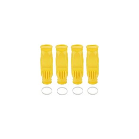 Set di 4 diaframmi per la pulizia della piscina con anello per Zodiac Baracuda G3, G4, Alpha 2, Alpha 3, ricambio W69698 W81600 - Crezuo
