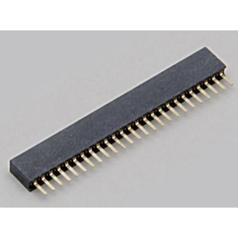 TRU COMPONENTS Buchsenleiste (Standard) Anzahl Reihen: 1 Polzahl je Reihe: 6 TC-2506440 1 St.