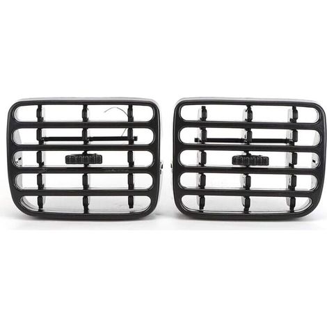 Grilles d'aération VMC pour Clio MK2 1998-2006 Installation facile Ajustement 1:1 Finition professionnelle Noir (1/4)