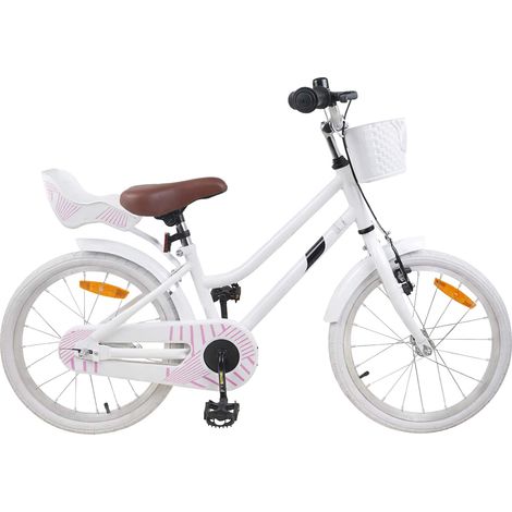 Teenpull – Kinderfahrrad 18 Zoll für 5-7 Jahre alt Weiß (1/5)