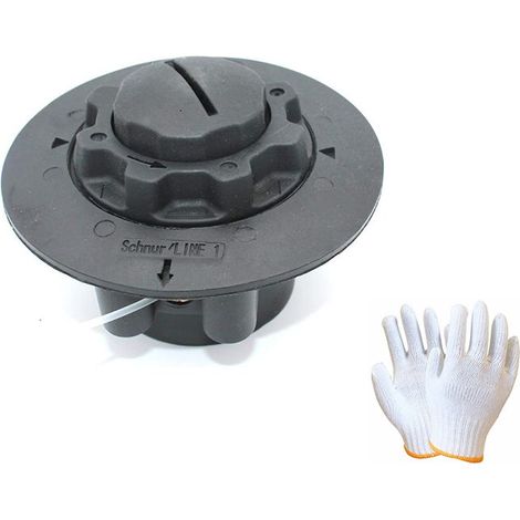 TÊTE DE FAUCHAGE pour Coupe-Bordure STIHL FS38 FS45 FS46 FS50 FSE60 FSE71 FSE81 AUTOCUT C 5-2/4006 710 2105 avec gant (1/5)