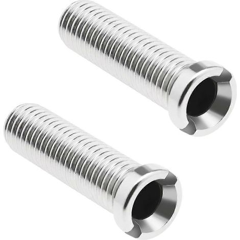 Lot de 2 vis de fixation pour bonde d'évier de cuisine en acier inoxydable 304, filetage M1245 mm. (1/4)