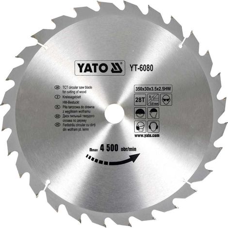 Yato YT-6080 lama di sega circolare 35 cm 1 pezzo(i)