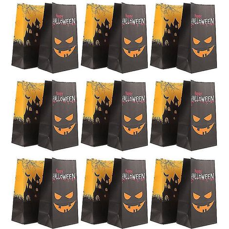 20 Halloween-Papiertüten für Halloween-Dekorationen