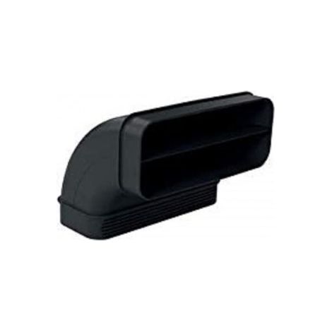 NEFF Neff Z861SB2 / Accessoires d'installation pour hotte aspirante/Coude plat 90° en configuration verticale à grand rayon/Couleur : noir