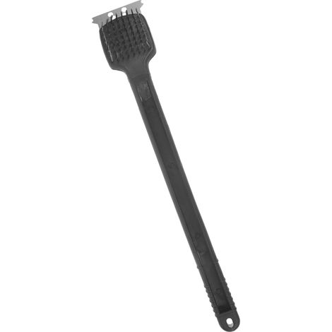 Heavy-Duty Barbecue Brush and Scraper with Scraper Head and Metal Bristles for Outdoor Barbecue Cleaning (1/5)