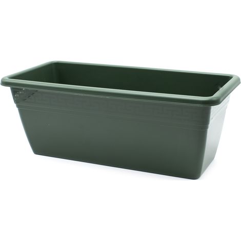 Jardinera plastico 40 cm Verde (1/4)